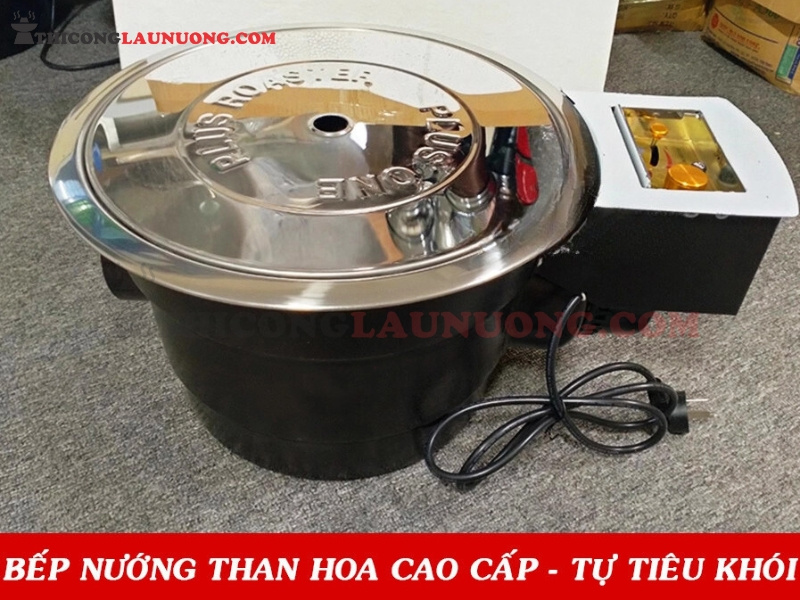 Bếp Nướng Than Tự Tiêu Khói 89%