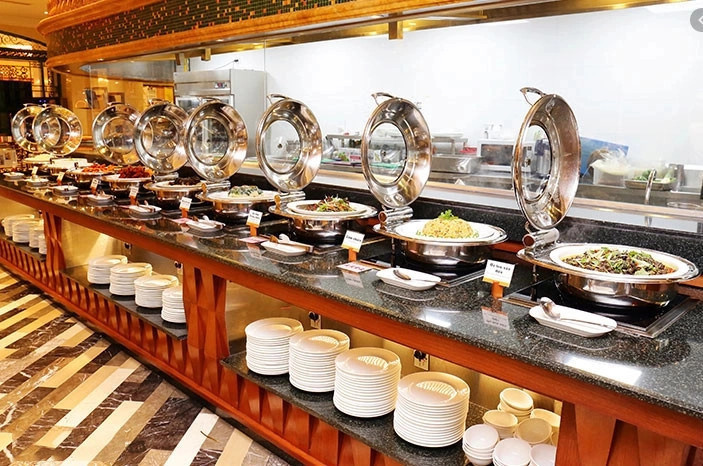 Nồi Hâm Nóng Buffet Hình Tròn