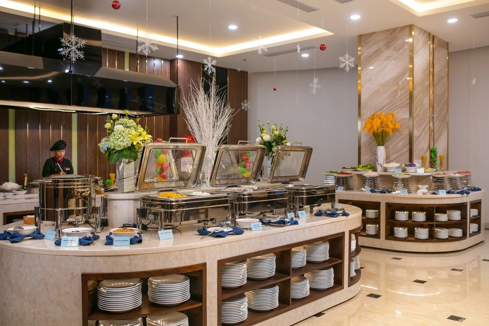 Nồi Hâm Nóng Buffet Hình Chữ Nhật