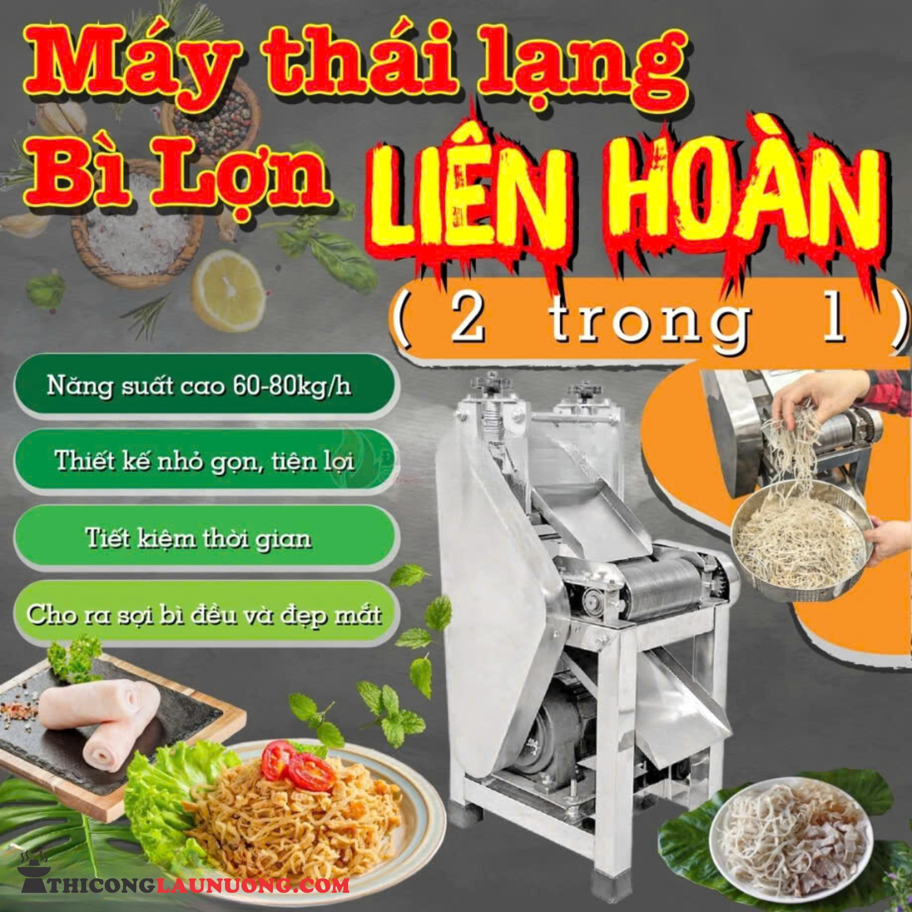 Máy thái lạng bì liên hoàn