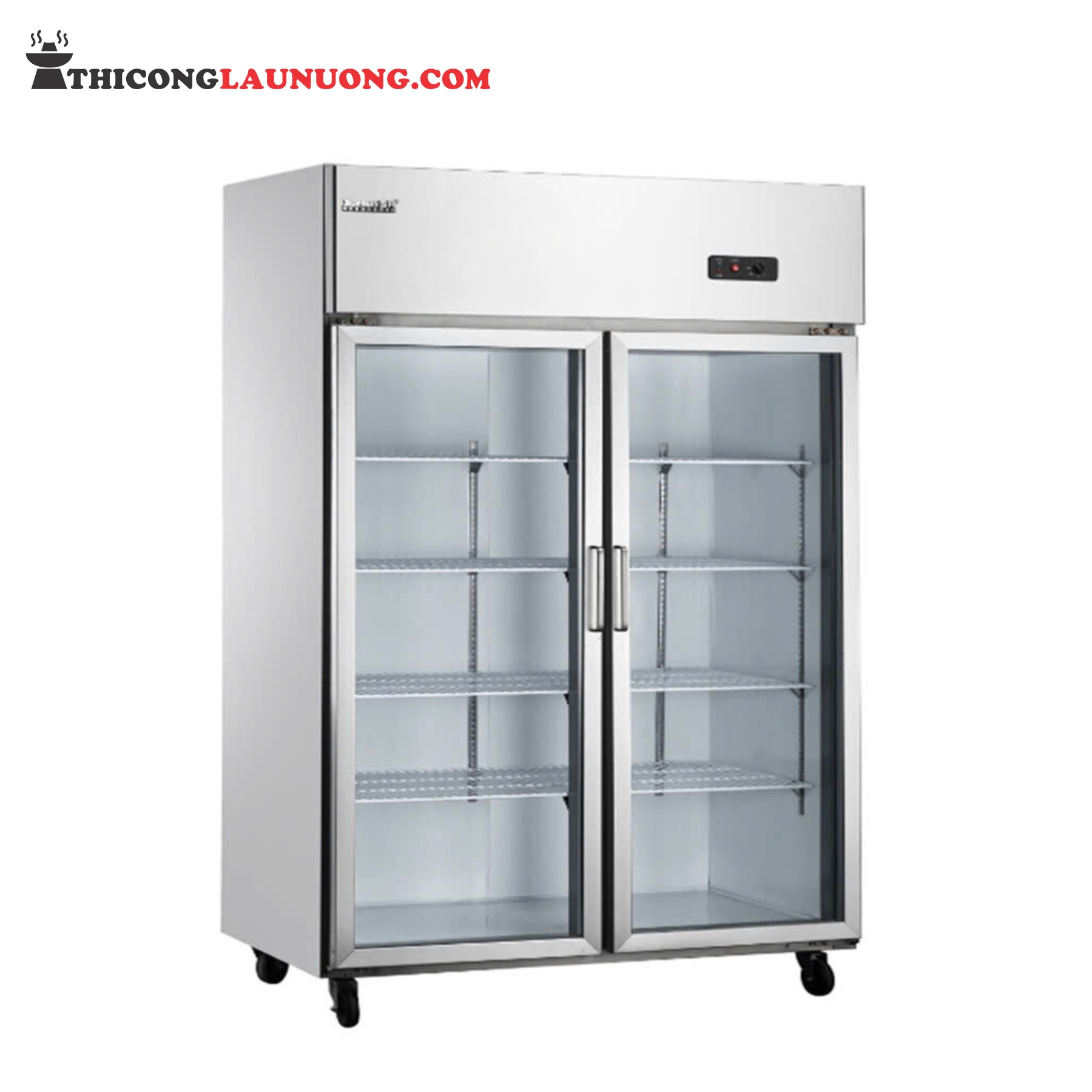 Tủ mát inox 2 cánh LC-1200CF