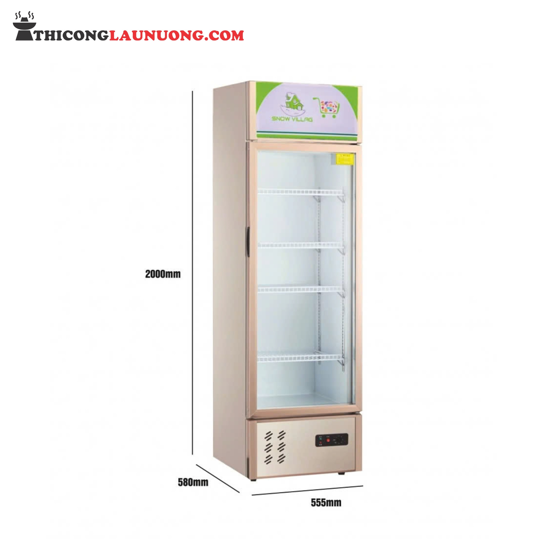 Tủ Mát Trưng Bày 1 Cửa LC-298H