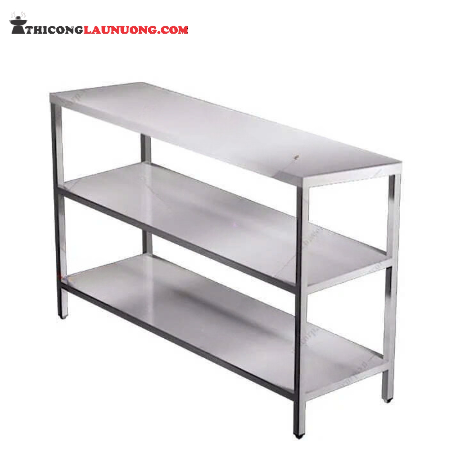 Kệ Phẳng Inox 3 Tầng