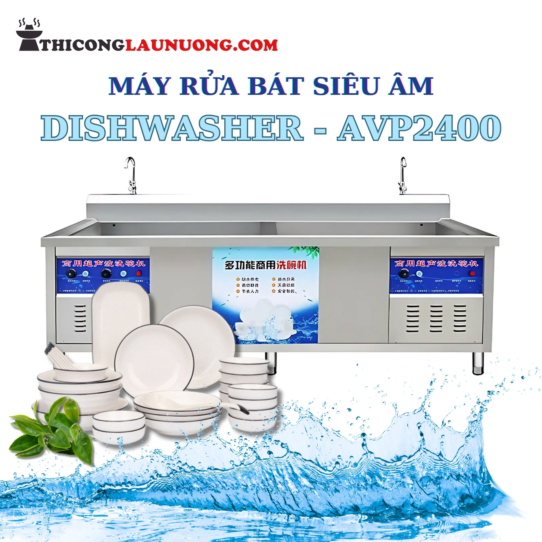 Máy rửa bát 2 bồn