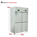 Tủ Đông Mát 4 Cánh SLLDZ4-820L 2 Chế Độ