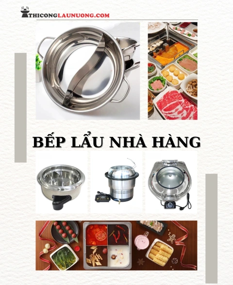 Bếp lẩu nhà hàng