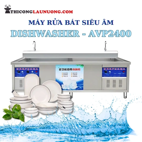 Máy Rửa Bát 2 Bồn Dishwasher AVP2400 